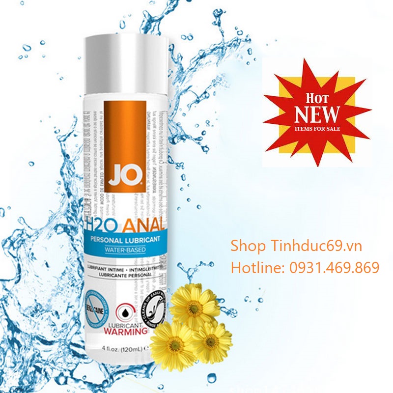 Gel Bôi Trơn Hậu Môn JO Warming - Tính Ấm Gốc Nước (S570)